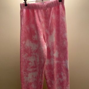 LA Hearts pink tie-dye tonal sweatpants
